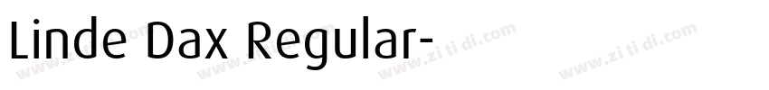 Linde Dax Regular字体转换